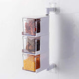 3 Layers Sticking Rotary Seasoning Kitchen Organizor